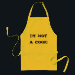 Jag är ingen kock Apron Förkläde<br><div class="desc">Jag har lite roligt med det här. Jag är ingen Cook-apron</div>