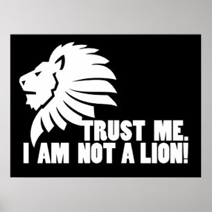 Jag är ingen Lejon! Poster