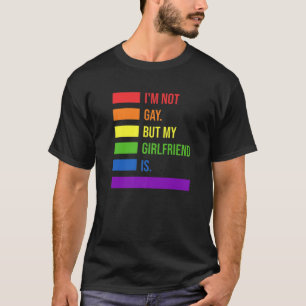 Jag är ingen Lesbisk, men min flickvän är Lesbi T Shirt