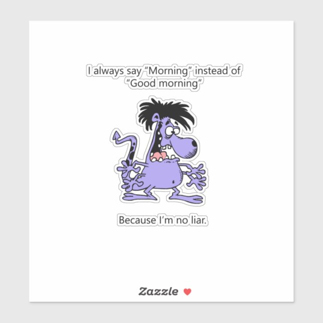 Jag är ingen lögnare klistermärken (Ark)