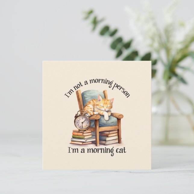 Jag är ingen morgonmänniska (Stående Fram)