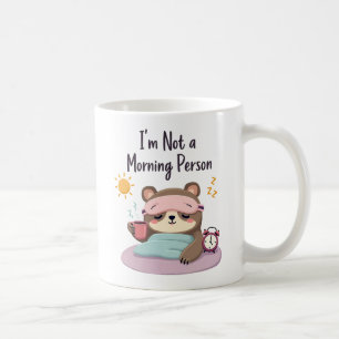 Jag är ingen morgonmänniska kaffemugg