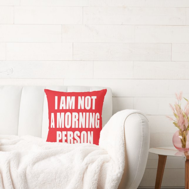 Jag är ingen morgonmänniska kudde (Soffa)