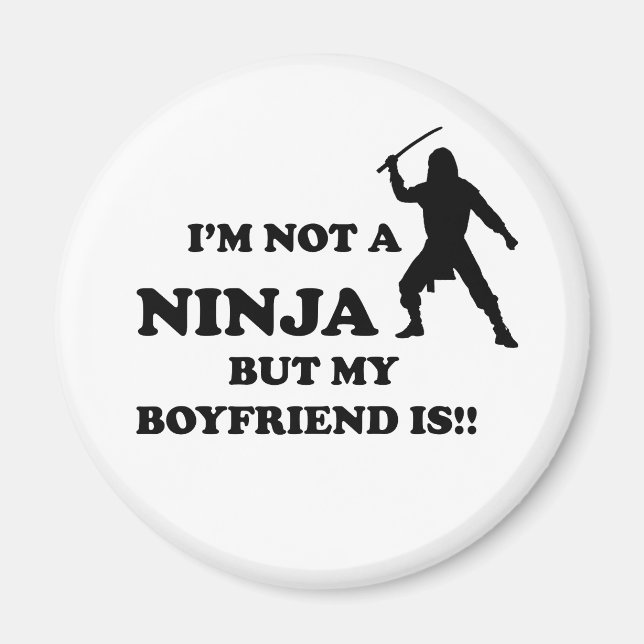 Jag är ingen Ninja, men min pojkvän är Magnet (Framsidan)