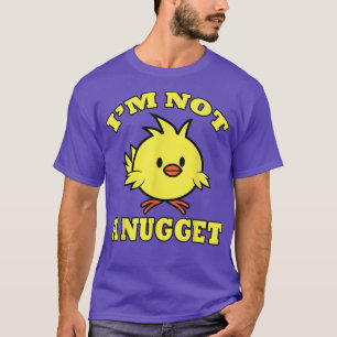 Jag är ingen Nugget Vegan Vegetarian Animal Höger T Shirt