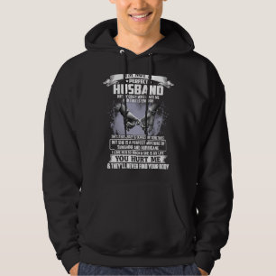 Jag är ingen Perfekt Make men min galna fru Kärlek Hoodie