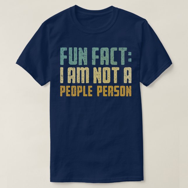 Jag är ingen person t shirt (Design framsida)