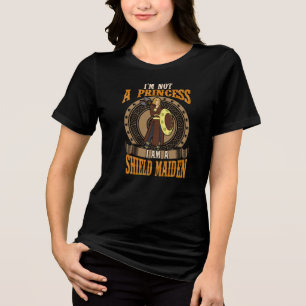 Jag är ingen prinsessa, jag är en Shield Maiden Fi T Shirt