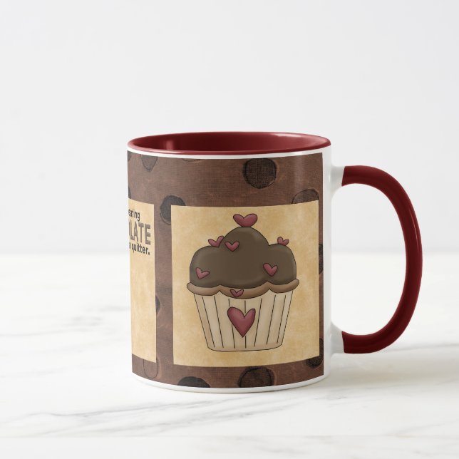 Jag är ingen Quitter mugg (Höger)