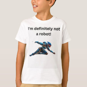 "Jag är ingen robot" Humor Tee