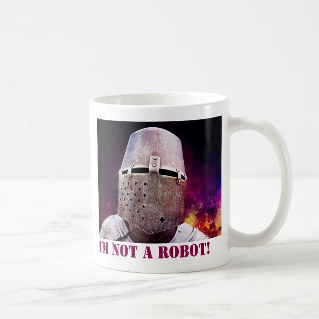 Jag är ingen Robot Kaffemugg (Höger)