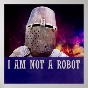 Jag är ingen robot poster