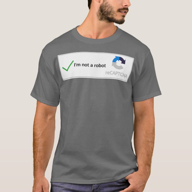Jag är ingen rolig webben på internet, rolig fråga t shirt (Framsida)