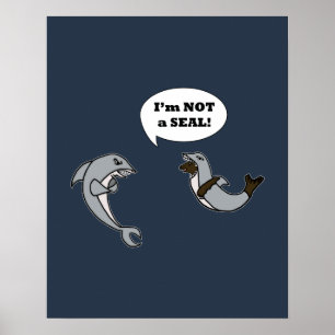 Jag är ingen säl! poster