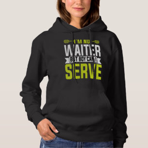 Jag är ingen servitör men pojken kan servera tenni t shirt