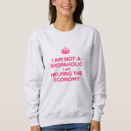 Jag är ingen shopahollist t shirt