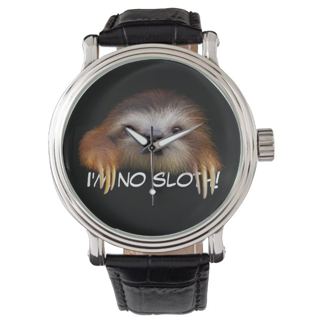 Jag är ingen Sloth Watch Armbandsur (Framsida)