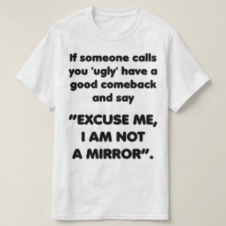 Jag är ingen Spegel. Funny Comeback Shirt Tröja