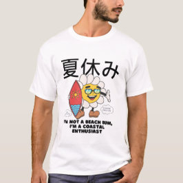 Jag är ingen strandbum t shirt