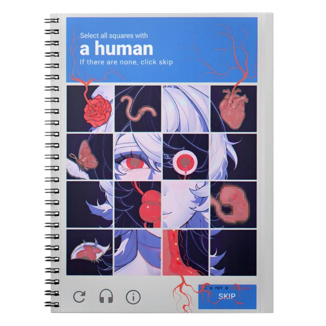 "Jag är ingen succubus" Anteckningsbok (Framsidan)