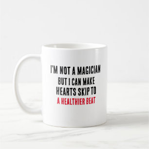 Jag är ingen trollkarl, men jag kan få hjärtan att kaffemugg
