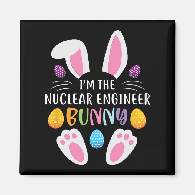 Jag är Ingenjör-bunten Funny Påsk Day Ra Magnet (Framsidan)