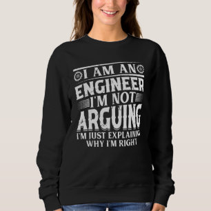Jag är ingenjör Jag argumenterar inte Jag förklara T Shirt