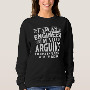 Jag är ingenjör Jag argumenterar inte Jag förklara T Shirt