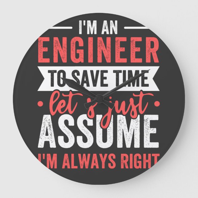 Jag är INGENJÖR, till Spara Time Låt oss jag bara  Stor Klocka (Framsida)