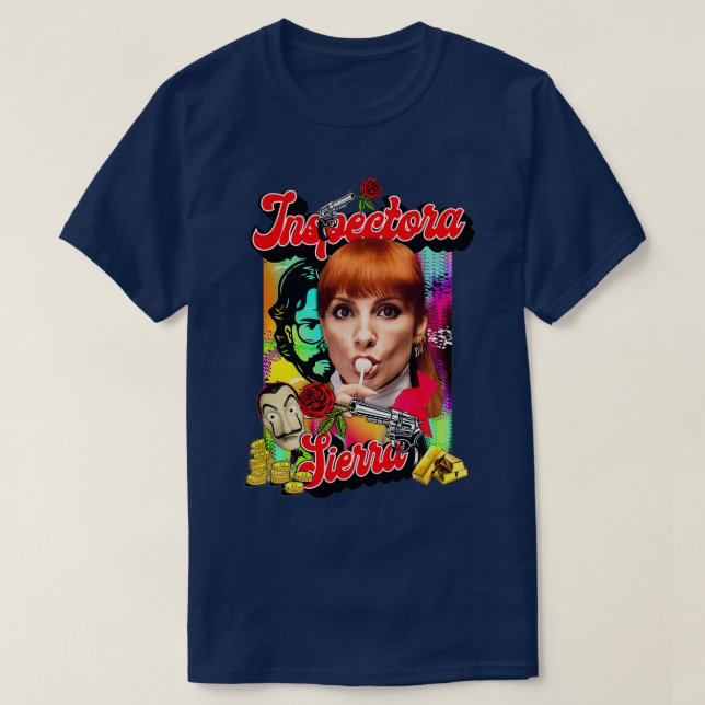 Jag är inspektör t shirt (Design framsida)