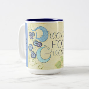 JAG ÄR Inspirerad - Dröm Fokus Skapa Kaffemug Två-Tonad Mugg
