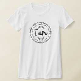 Jag är inspirerande kristen t shirt