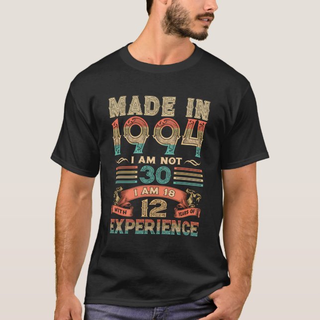 Jag är inte 29 år 1994. 1994. t shirt (Framsida)