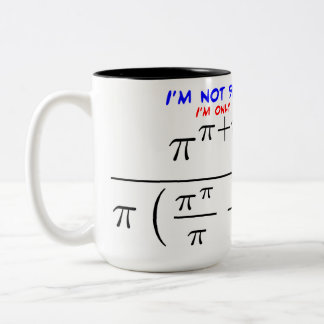 Jag är inte 50! Två-Tonad mugg