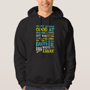 Jag är inte alltid bra på att skriva berättelser F Hoodie