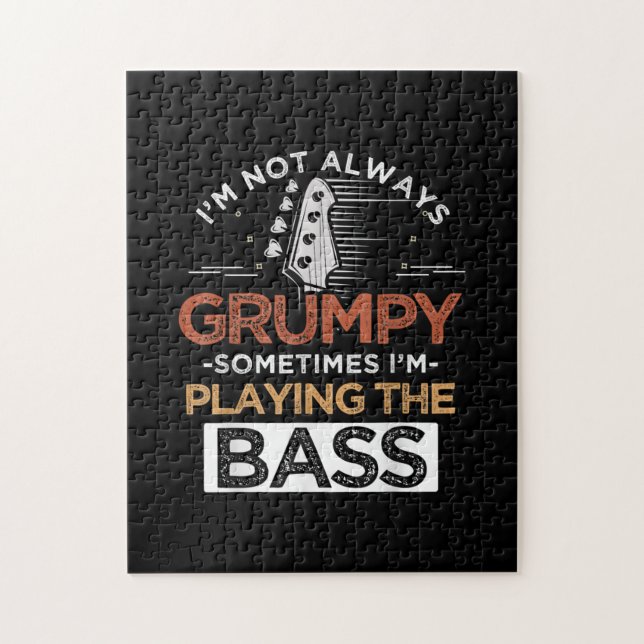 Jag är inte alltid grumlig ibland när jag spelar B Pussel (Vertikal)