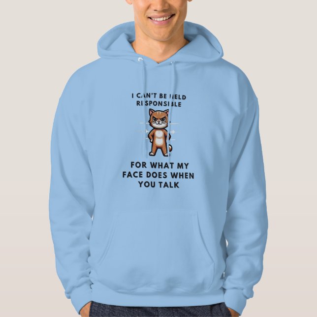 Jag är inte alltid sarkastisk. Ibland sover jag Hoodie (Framsida)