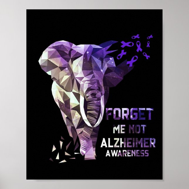 Jag är inte Alzheimerheimer Awareness 1 Poster (Framsidan)