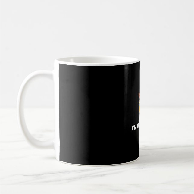 Jag är inte amuserad djur pun grafik rolig älg kaffemugg (Vänster)