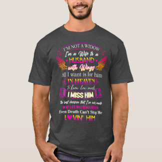 Jag är inte änka, jag är en hustru till Make med V T Shirt