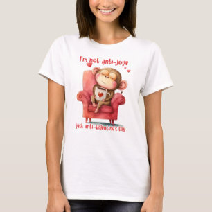 Jag är inte anti-Kärlek bara anti-Alla hjärtans da T Shirt