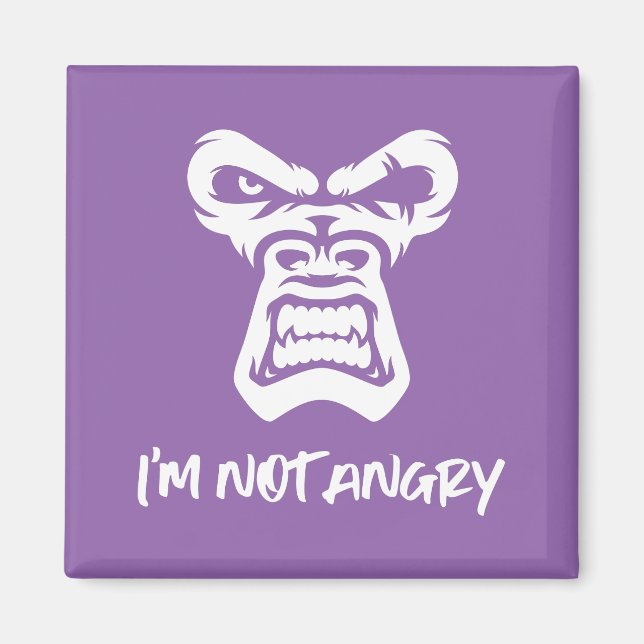 Jag är inte Arg, apan Magnet (Framsidan)