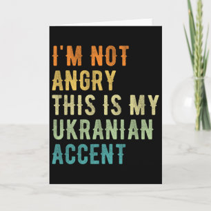 Jag är inte arg, det här är min ukrainska accent - kort