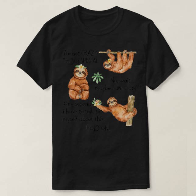 Jag är inte arg, jag är Speciell. T Shirt (Design framsida)