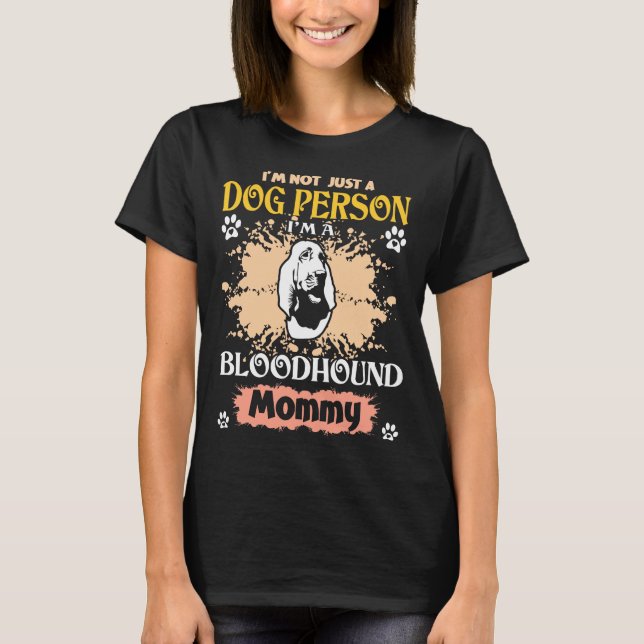 Jag är inte bara en Hund-Mamma T Shirt (Framsida)