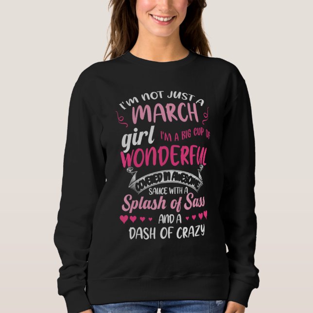Jag är inte bara en marsflicka Stänk av en soppa o T Shirt (Framsida)