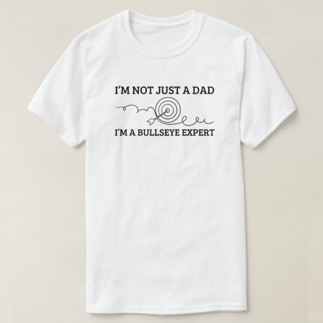 Jag är inte bara en Pappa | Archery Pappa T Shirt (Design framsida)