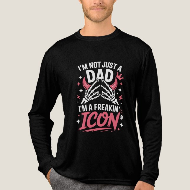 Jag är inte bara en Pappa I's är en Freakin' Icon  T Shirt (Framsida)