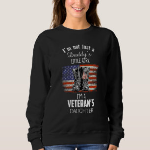 Jag är inte bara en Pappor flicka jag är veteranan T Shirt