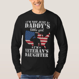 Jag är inte bara en Pappor flicka jag är veterans T Shirt